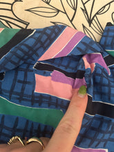 Load image into Gallery viewer, Vintage 1950s original Alice Edwards novelty print cotton strapless dress UK 6 XS