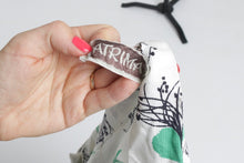 Load image into Gallery viewer, Vintage 1950s original white cotton dress with green detail by Atrima UK 6 8 XS S