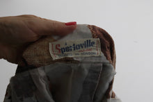 Load image into Gallery viewer, Vintage 1950s original novelty coffee print cotton skirt by Sportaville UK 8 S
