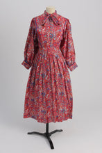 Load image into Gallery viewer, Vintage 1970s original Liberty print floral Origin dress with balloon sleeves UK 12 US 8 M
