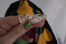 Load image into Gallery viewer, Vintage 1950s original cotton bright polka dot skirt by Roleeta UK 8 S
