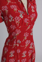 Load image into Gallery viewer, Vintage 1990s Anna Sui dress featuring a Christian Berard 1945 print  novelty UK 10 S
