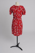 Load image into Gallery viewer, Vintage 1990s Anna Sui dress featuring a Christian Berard 1945 print  novelty UK 10 S
