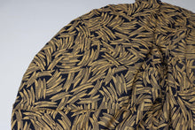 Load image into Gallery viewer, Vintage 1970s original navy blue cotton banana leaf print Biba skirt UK 6 US 2 XS
