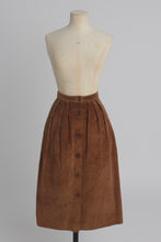 Load image into Gallery viewer, Vintage 1970s original Mary Quant London Pride corduroy skirt UK 6 XS
