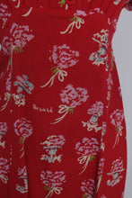 Load image into Gallery viewer, Vintage 1990s Anna Sui dress featuring a Christian Berard 1945 print  novelty UK 10 S
