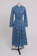 Load image into Gallery viewer, Vintage 1970s original Liberty print floral Origin dress with matching belt UK 10 12 US 6 8 S M
