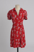 Load image into Gallery viewer, Vintage 1990s Anna Sui dress featuring a Christian Berard 1945 print  novelty UK 10 S
