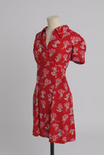 Load image into Gallery viewer, Vintage 1990s Anna Sui dress featuring a Christian Berard 1945 print  novelty UK 10 S
