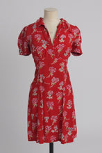 Load image into Gallery viewer, Vintage 1990s Anna Sui dress featuring a Christian Berard 1945 print  novelty UK 10 S
