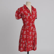 Load image into Gallery viewer, Vintage 1990s Anna Sui dress featuring a Christian Berard 1945 print  novelty UK 10 S
