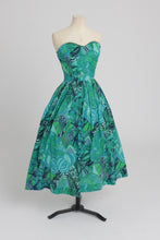 Load image into Gallery viewer, Vintage 1980s original Marion Donaldson novelty butterfly print cotton dress UK 8 S
