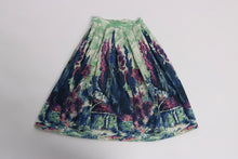 Load image into Gallery viewer, Vintage 1950s original novelty scenic print cotton skirt UK 6 US 2 XS
