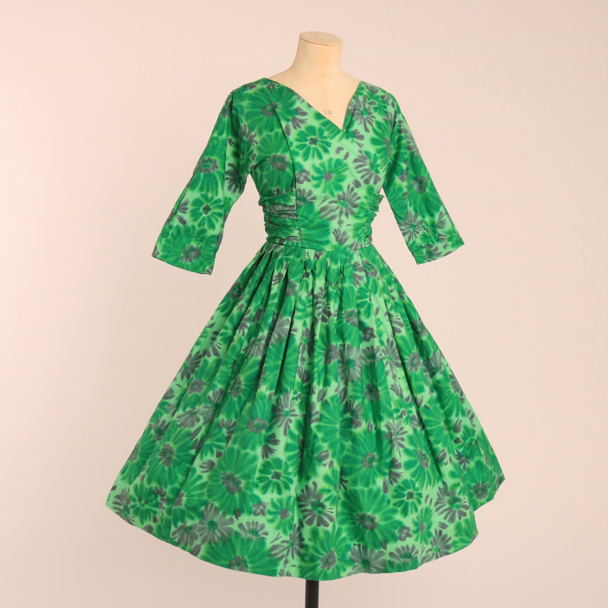 Vintage 1950s Original Dress Made From